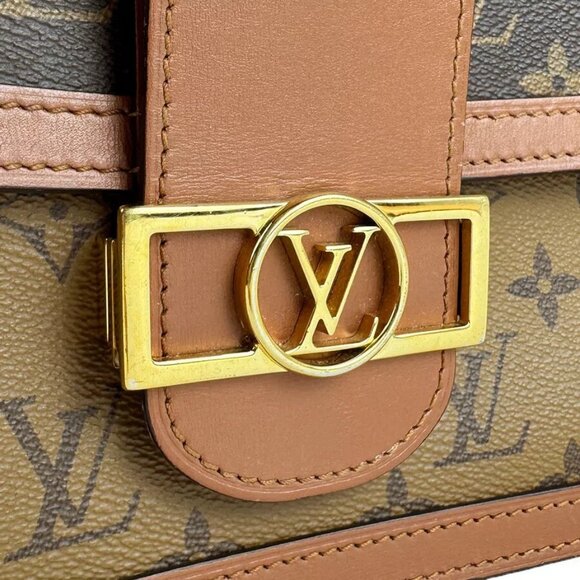 Auth LOUIS VUITTON Reverse Dauphine MM Crossbody Shoulder Bag M45958 - z4208 - Picture 9 of 16
